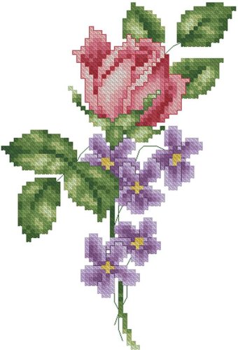 (image for) Rosebud And Violets
